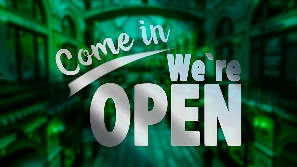 wij zijn weer open
