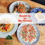 Bestel nu by My Horeca met logo en tekst